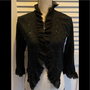 Gorgeous sequined cardigan.